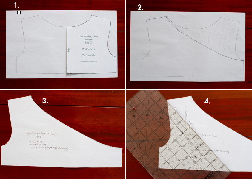 sweet tartan dress tutorial and pattern – skirt as top